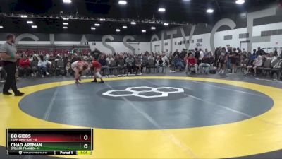 100 lbs Round 3 (8 Team) - Chad Artman, Steller Trained vs Bo Gibbs, Team Ohio (OH)