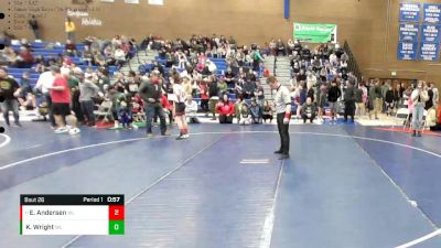 120 lbs Cons. Round 2 - Enoch Andersen, American Fork Jr High vs Kelby Wright, Bear River Junior High