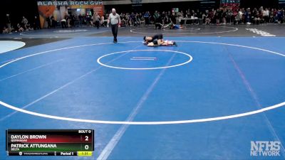 125 lbs Champ. Round 1 - Daylon Brown, Quinhagak vs Patrick Attungana, Delta