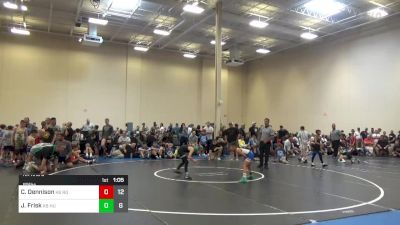 65 lbs Rr Rnd 5 - Cael Dennison, K8 Team Round-Up vs Jayce Frisk, K8 Hutchy Hammers