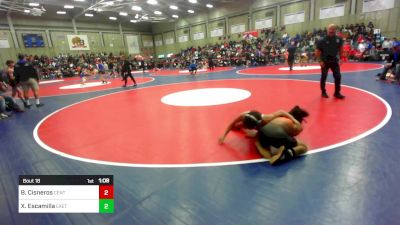 115 lbs Round Of 32 - Bobby Cisneros, Central vs Xavier Escamilla, Exeter