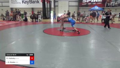 70 kg Consi Of 16 #1 - Roger Vislosky, Oklahoma Regional Training Center vs Graham Rooks, Indiana RTC