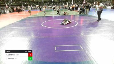 50 lbs Round Of 32 - Hunter Centrella, Apex vs Logan Morrow, Jefferson Township