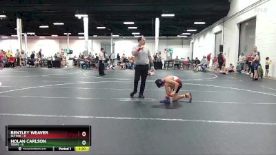 96 lbs Round 2 - Bentley Weaver, Sly Fox vs Nolan Carlson, Terps