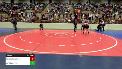 110 lbs Rr Rnd 1 - Ben Maslowski, PTC Wrestling vs Andruw Wildey, The Storm Wrestling Center