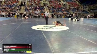 107 lbs Cons. Round 1 - Derick Jorissen, Central Cass vs Griffin Magee, Sheyenne