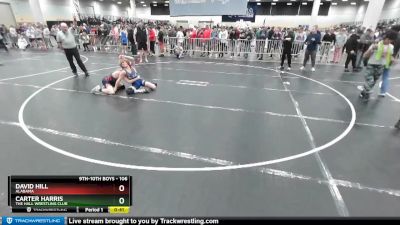 106 lbs Cons. Round 3 - Carter Harris, The Hall Wrestling Club vs David Hill, Alabama