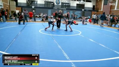 80-86 lbs Round 2 - Beckett Lott, Morgan Wrestling Club vs Oliver Wight, Sons Of Atlas Wrestling Club