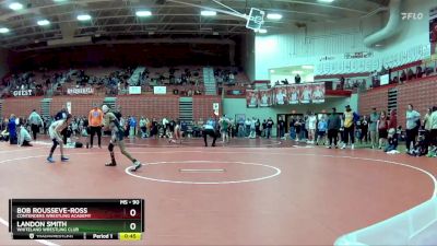 90 lbs Champ. Round 1 - Landon Smith, Whiteland Wrestling Club vs Bob Rousseve-Ross, Contenders Wrestling Academy