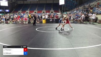 88 lbs Quarters - Jameson Thomas, Alabama vs Kaden Oldroyd, Utah