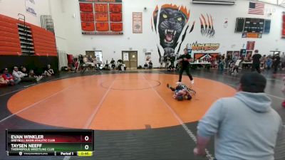 53 lbs Round 3 - Taysen Neeff, Thermopolis Wrestling Club vs Evan Winkler, Greybull Basin Athletic Club