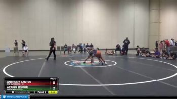 141 lbs Round 3 (6 Team) - Anthony Santos, The Outsiders vs Azakin Sejour, Golden Bears