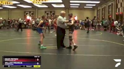 96 lbs Quarterfinal - Adam Petrov, Headhunters WC vs William Minarcik, Moorestown