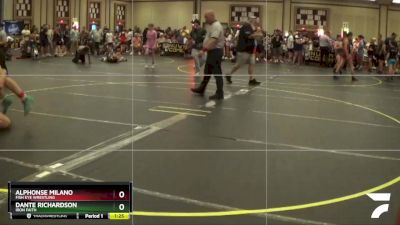 170 lbs Cons. Round 2 - Alphonse Milano, Fish Eye Wrestling vs Dante Richardson, Iron Faith