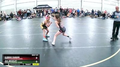 58/65 Round 1 - Ava Bradley, Morrish Elementary School vs Aubree Parker, Meridian Elementary School