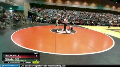 91-93 lbs Round 5 - Zachary Lewis, Greenwave Youth Wrestling Club vs Tristan Wells, Damonte Ranch Mustangs