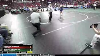 D2-285 lbs Quarterfinal - James Schaefbauer, Nekoosa/Assumption vs Matthew Janssen, Little Chute
