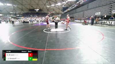 1A 160 lbs Cons. Round 2 - Jonah Orndorff, Freeman vs Oliver Bryson, Hoquiam