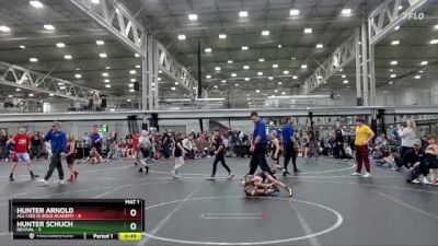 48 lbs Semis (4 Team) - Hunter Arnold, All I See Is Gold Academy vs Hunter Schuch, Revival