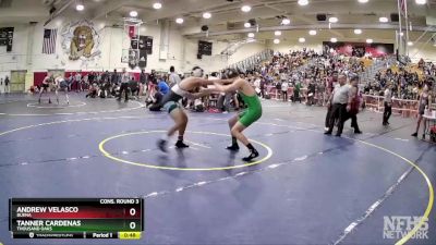 160 lbs Cons. Round 3 - Tanner Cardenas, Thousand Oaks vs Andrew Velasco, Buena