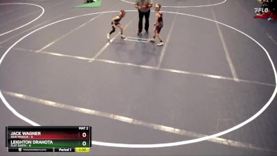 52 lbs Quarterfinals (8 Team) - Jack Wagner, New Prague vs Leighton Drahota, Flat Earth