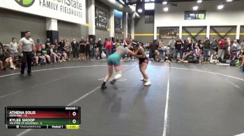 118 lbs Round 1 (6 Team) - Athena Solis, SOTM Pink vs Kylee Shoop, Valkyrie Of Goldfinch