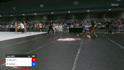 148 lbs Semifinal - Kaili Manuel, MI vs Mya Bethel, FL