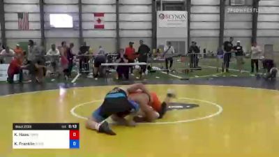 92 kg Consi Of 8 #2 - Kyle Haas, Cowboy RTC vs Kolby Franklin, Pennsylvania