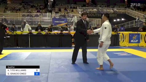GABERIEL IGNACIO CINCO vs KELVIN TITO WILLIAMS 2024 Pan Jiu Jitsu IBJJF Championship