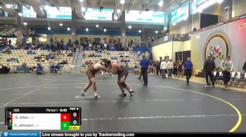 285 lbs 3rd Place Match - George Allen, Landon School vs Gabriel Johnson, Landon School