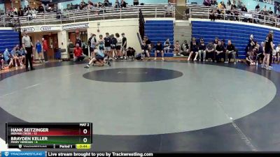 90 lbs Round 3 (4 Team) - Hank Seitzinger, Indiana Creek vs Brayden Keller, Perry Meridian