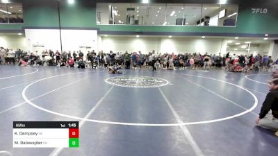 65 lbs Quarterfinal - Kaleb Dempsey, VA vs Maddux Balawajder, OH