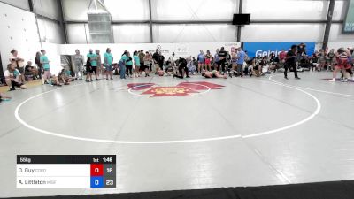 55 kg Rr Rnd 3 - Olivia Guy, Cordoba Trained Jersey Tough vs Autumn Littleton, Misfits Girls Ruby