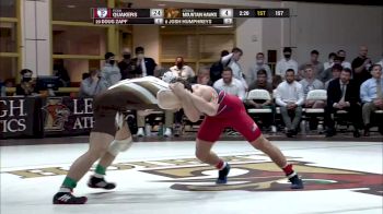 157 lbs Josh Humphreys (Lehigh) vs Doug Zapf (Penn)