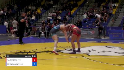 62 lbs Quarterfinal - Jackie Cataline, TMWC vs Skylar Hattendorf, New York Athletic Club