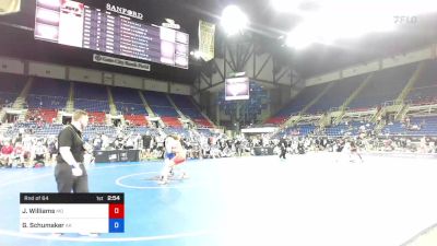 195 lbs Rnd Of 64 - Johnny Williams, Missouri vs Gabriel Schumaker, Alaska