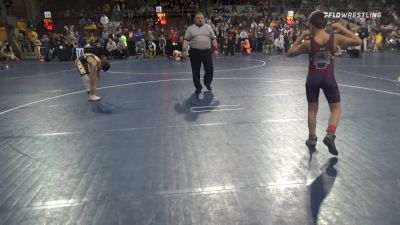 80 lbs Round Of 32 - James Yonushonis, State College vs Arian Jackson, Shaler