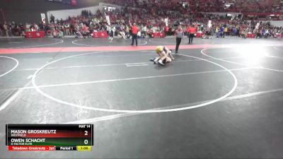 130 lbs Quarterfinal - Owen Schacht, X-factor Elite vs Mason Groskreutz, WESTFIELD