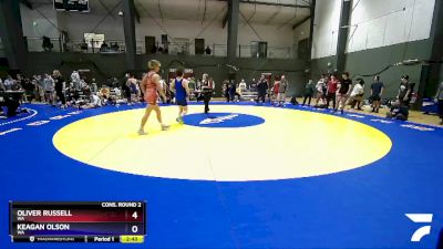 144 lbs Cons. Round 2 - Oliver Russell, WA vs Keagan Olson, WA