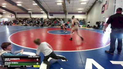 190 lbs Cons. Round 3 - Jack Harberts, Douglas vs Ethan Rabou, Buffalo