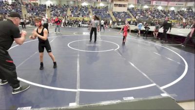 89 lbs Quarterfinal - Zailey Lozano, Valley Bad Boys vs Atticus Fawson, Team Grand Valley Elite