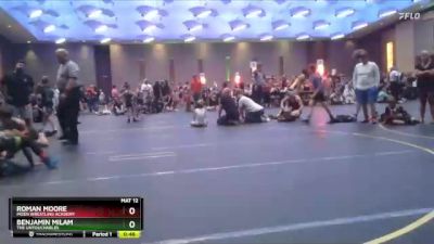 82 lbs Round 3 - Benjamin Milam, The Untouchables vs Roman Moore, Moen Wrestling Academy