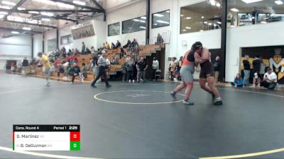 285 lbs Cons. Round 4 - Benjamin DeGuzman, Baldwin Wallace vs Gabriel Martinez, Heidelberg