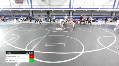 141 lbs Semifinal - Gabe Willochell, Edinboro vs Matt Kazimir, Columbia