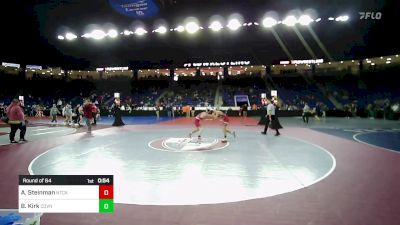 113 lbs Round Of 64 - Alan Steinman, Natick vs Ben Kirk, Coventry