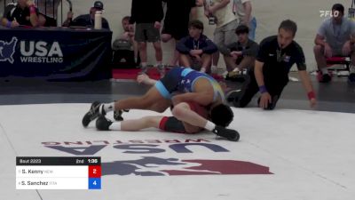 45 kg Round 2 - Sean Kenny, New Jersey vs Samuel Sanchez, Titan Mercury Wrestling Club (TMWC)