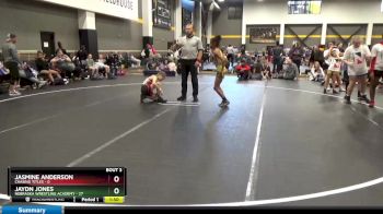82 lbs Round 2 (4 Team) - Jasmine Anderson, Chasing Titles vs Jaydn Jones, Nebraska Wrestling Academy
