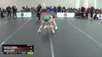 123 lbs Semis & Wb - Grace Jones, Tiffin University vs Caitlyn Thorne, McKendree University