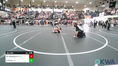 55 lbs Round Of 16 - Westin Wadsworth, Morris Wrestling Association vs Kopelan Kirby, Tahlequah Wrestling Club