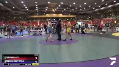 145 lbs Quarterfinal - Colton Kelley, NE vs Brecken Crist-Funk, KS